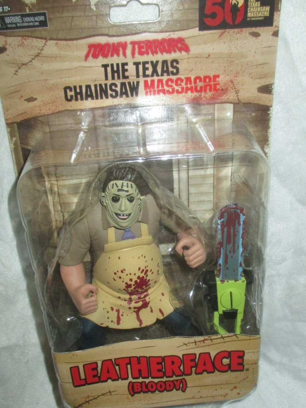 NECA Toony Terrors Texas Chainsaw Massacre Bloody Leatherface NEW IN PACKAGE